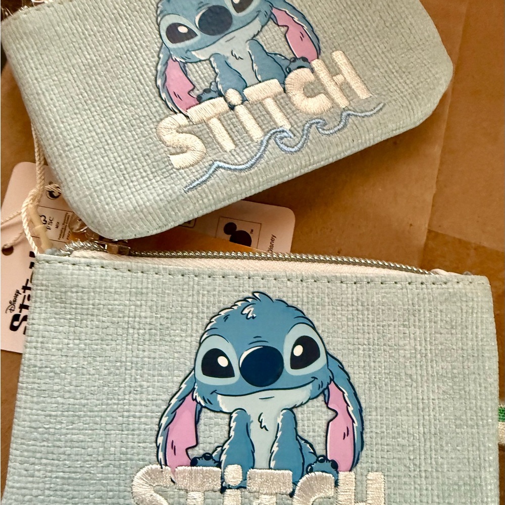 Disney Stitch Coin Pouch Lot of 2 | New With Tags